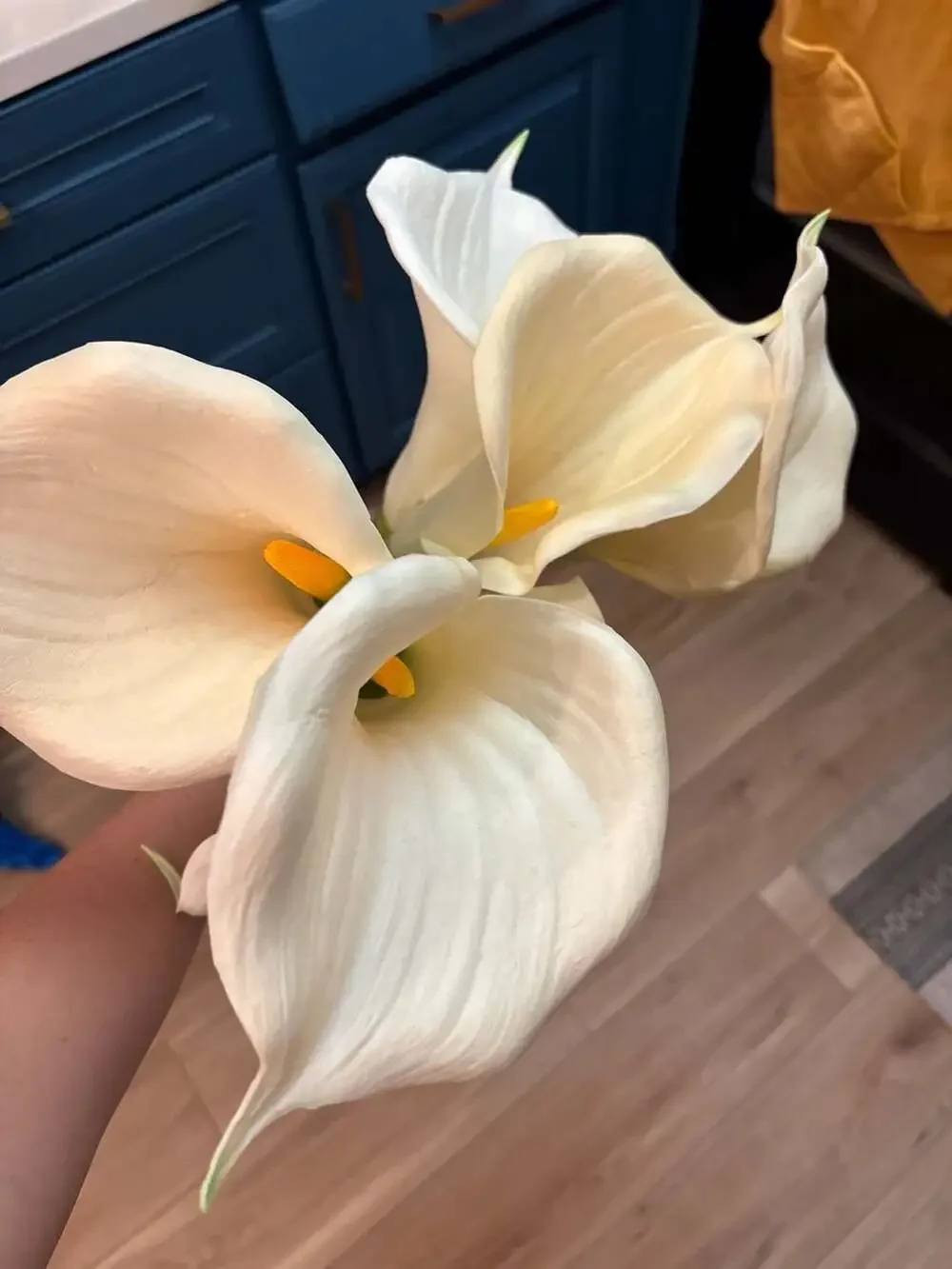 Realtouch feel Calla Lily Flower Bouquet or centerpiece, Set of 7